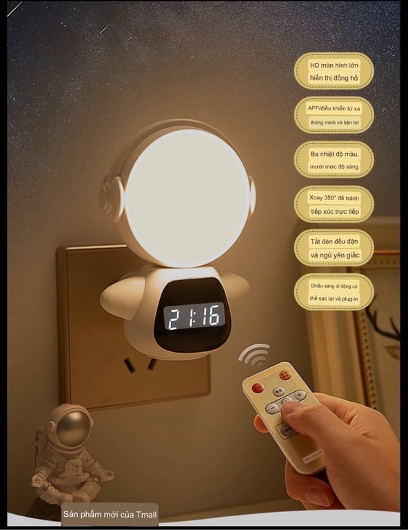 ĐÈN NGỦ PHI HÀNH GIA