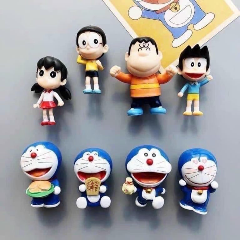 Set 8 tượng doreamon