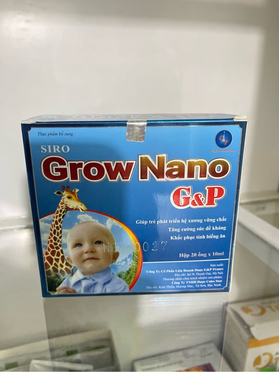 Grownano g&p hộp 20 ống