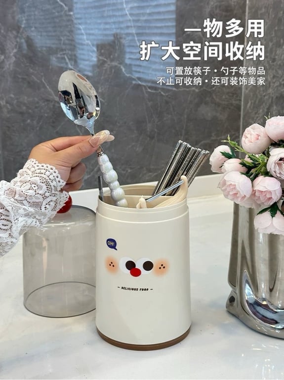 Ống Đựng Đũa Có Núm Cầm Tay