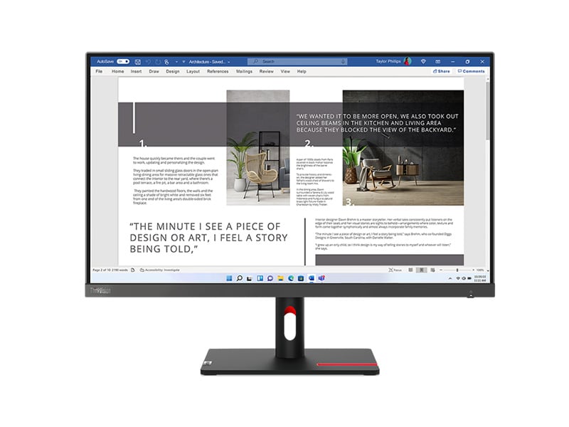 Màn Hình Lenovo ThinkVision S27i-30 27 inch 100HZ 63DFKAR4WW