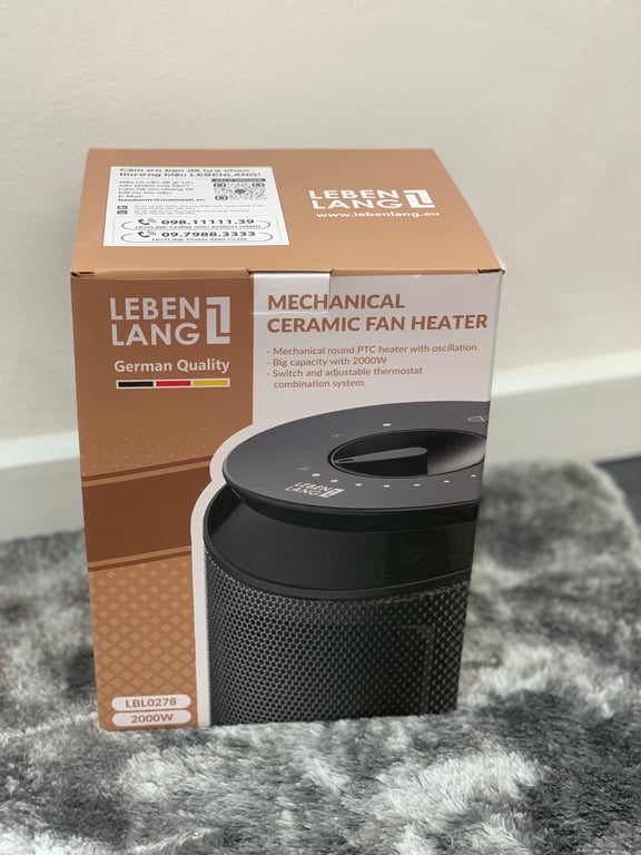 QUẠT SƯỞI GỐM LEBENLANG LBL0278