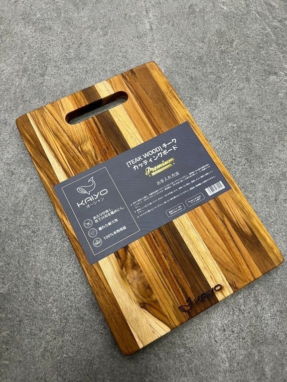 🪵🪵THỚT GỖ TEAK KAIYO size S, M