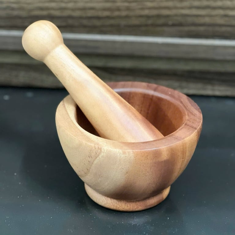 Bộ Chày Cối Gỗ hàng xuất Trung Đông 12cm