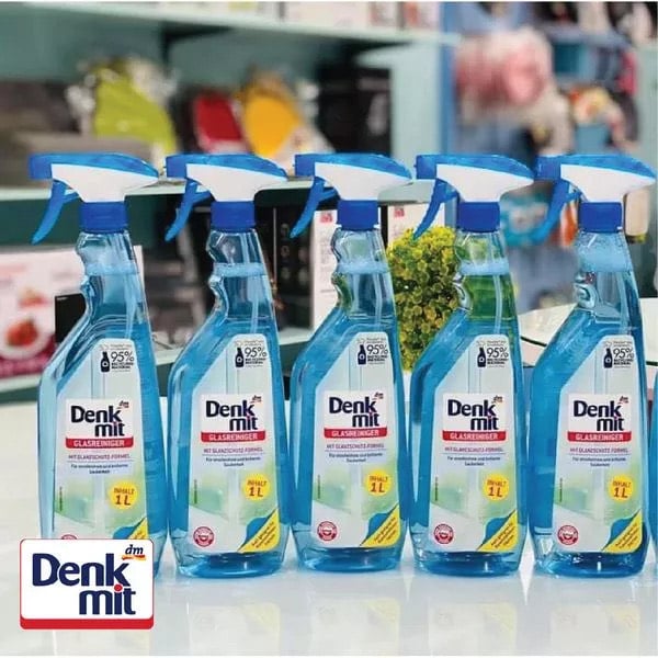 xịt lau kính Denkmit Glasreiniger 1L