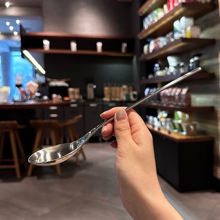 Set 5 thìa Chockmen inox316 cán dài phong cách Hàn Quốc 24cm