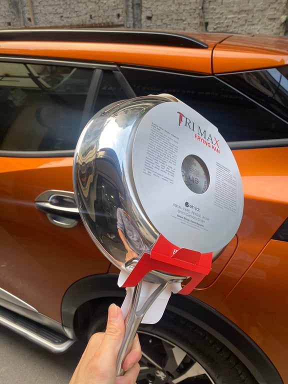 Chảo xào inox  elmich Trimax 1 quai đáy liền sz 24cm