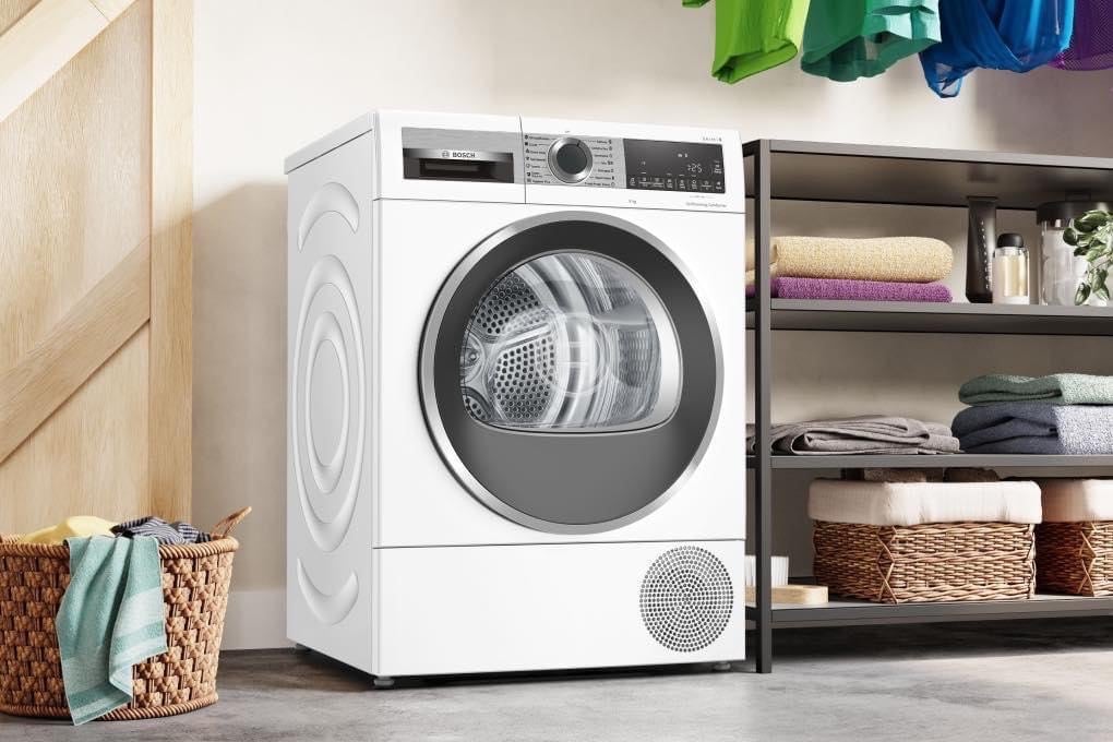 Máy sấy bơm nhiệt Bosch 9 kg WQG24570SG