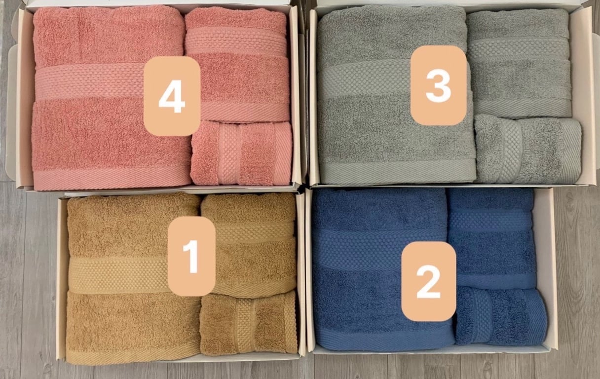 KHĂN TẮM HỘP TOPVALUE Nhật