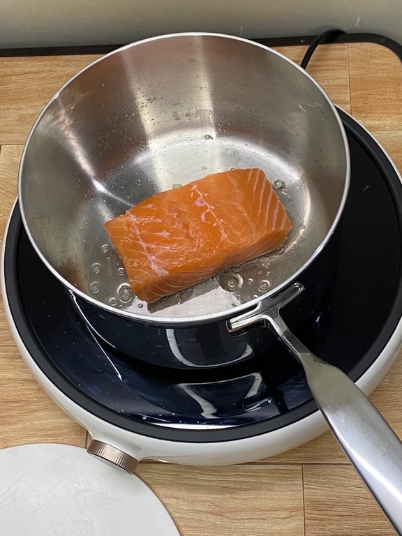 Quánh đúc inox 3 lớp đáy liền Kaiyo  size 16-18cm