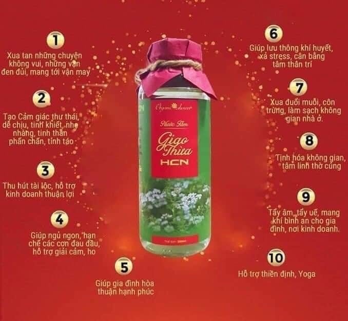 NƯỚC THƠM MÙI GIÀ - DÙNG ĐỂ LAU BÀN THỜ