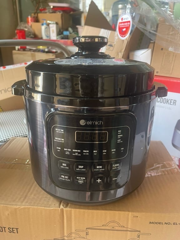 NỒI ÁP SUẤT ĐIỆN ELMICH 6L PCE-8571 🍃