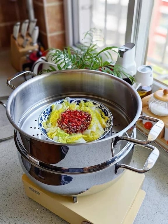 Bộ nồi xửng chockmen CKM71 size 28cm