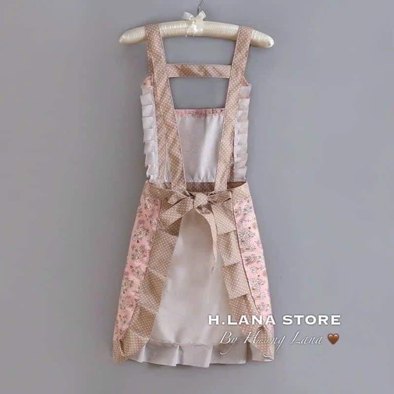 set 2 Tạp Dề Bằng Vải Canvas Thoáng Khí