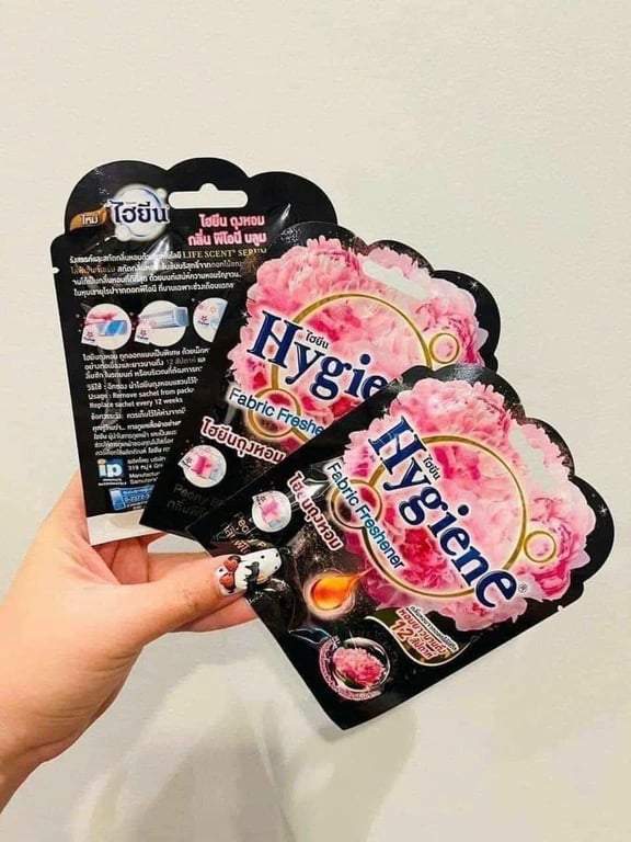 Hygiene túi thơm nước hoa dạng viên cô đặc treo phòng