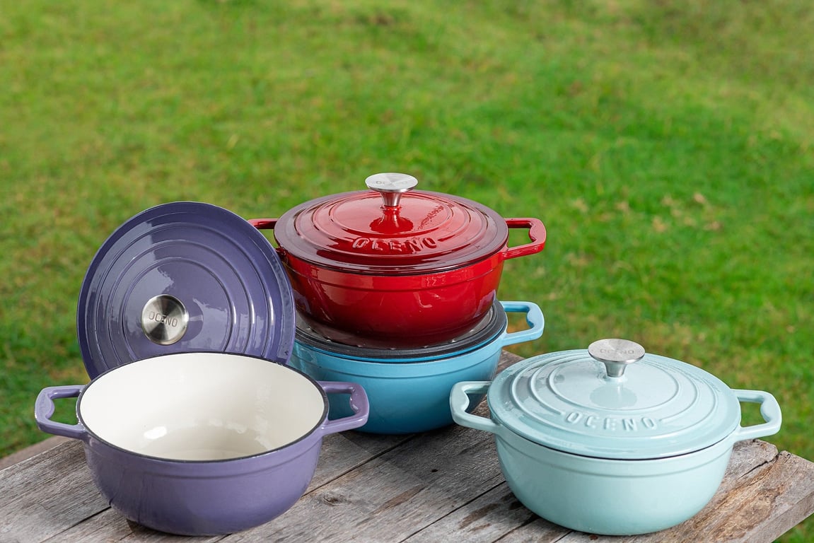 Nồi gang Oceno thành cao