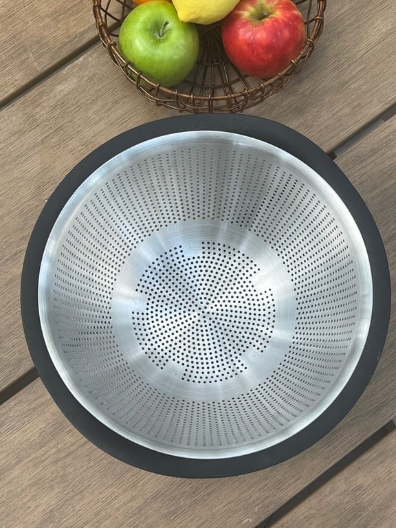 Rổ inox cao cấp có chân Kaiyo 29cm