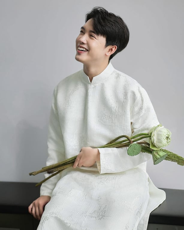 ADN Oao gấm HT kem M/L/XL/XXL/XXXL