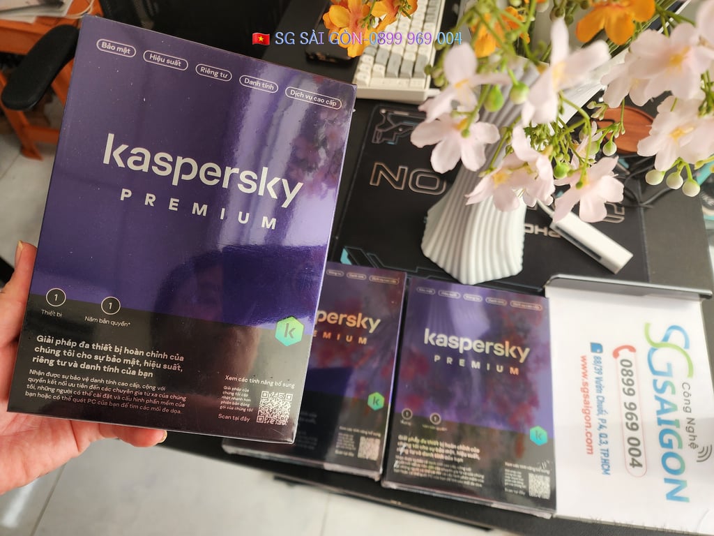 Phần Mềm Diệt Virus Kaspersky Premium (1 Thiết Bị/ Năm)