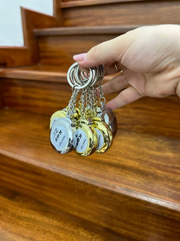 Set 2 móc khoá thước dây mini hàng Nhật