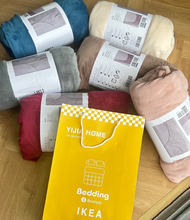 GA IKEA chất liệu nhung tuyết siêu mềm mịn.