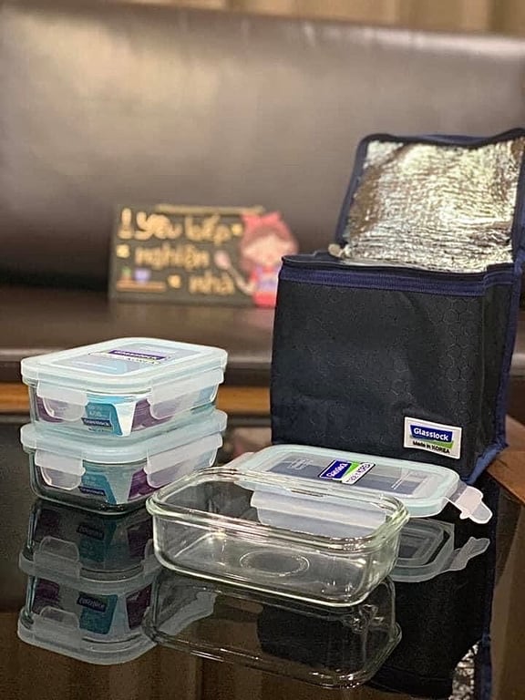 SET 3 TÚI GIỮ NHIỆT GLASSLOCK 400ml