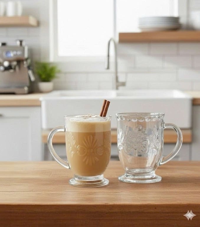 Bộ Cốc Thủy Tinh Có Quai LEBENLANG LBL1212!