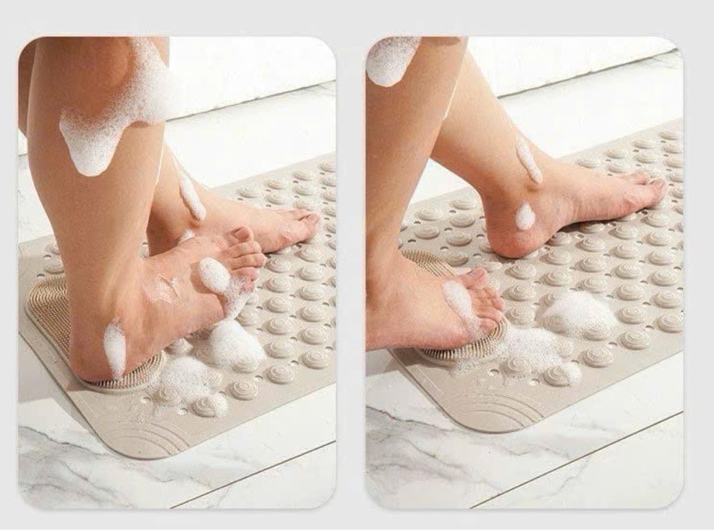 THẢM MASSAGE CHÂN CHỐNG TRƯỢT GIÁC HÚT NHÀ TẮM