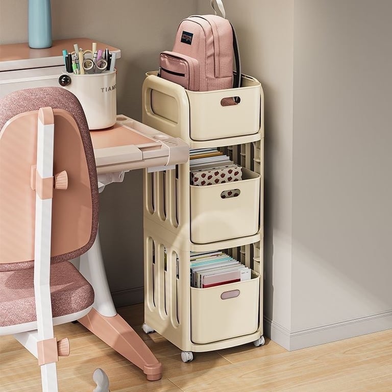 Giá để đồ xe đẩy di động Lejiajiajia đựng đồ đa năng