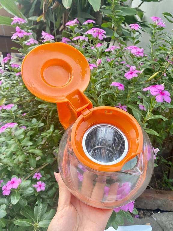 Ấm pha trà thủy tinh có lõi lọc 1.5l