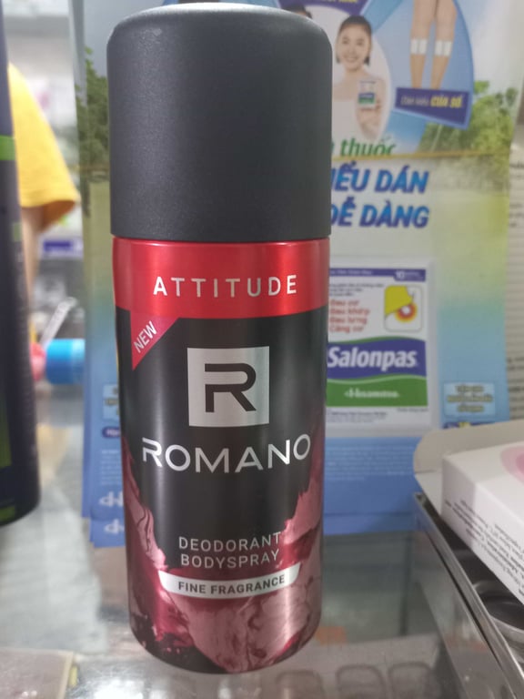 Xịt khử mùi Romanno đỏ