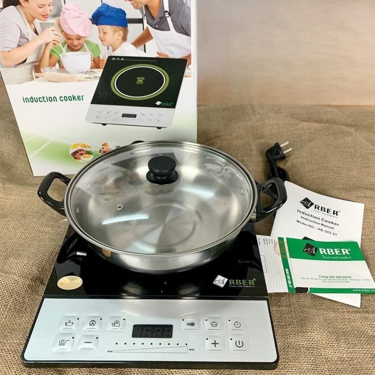 Bếp từ đơn Arber AB303 phím cơ