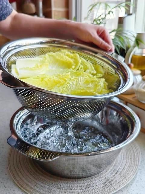 Bộ chậu rổ inox Chockmen size lớn 27cm