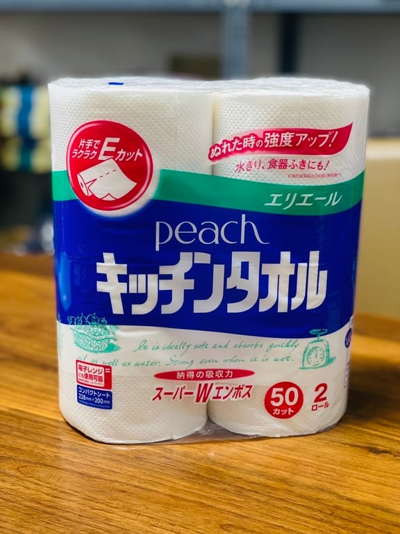 Set 2 cuộn khăn giấy bếp đa năng Nhật Bản