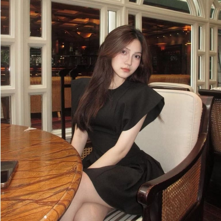 Váy Thiết Kế Phối Tay Cánh Tiên Cao Cấp Soyoung