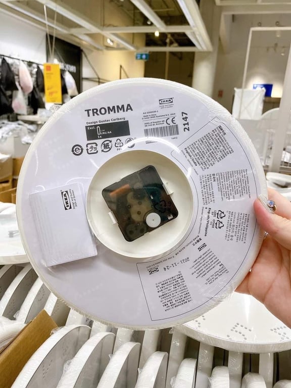 ĐỒNG HỒ TREO TƯỜNG TROMMA IKEA 25cm