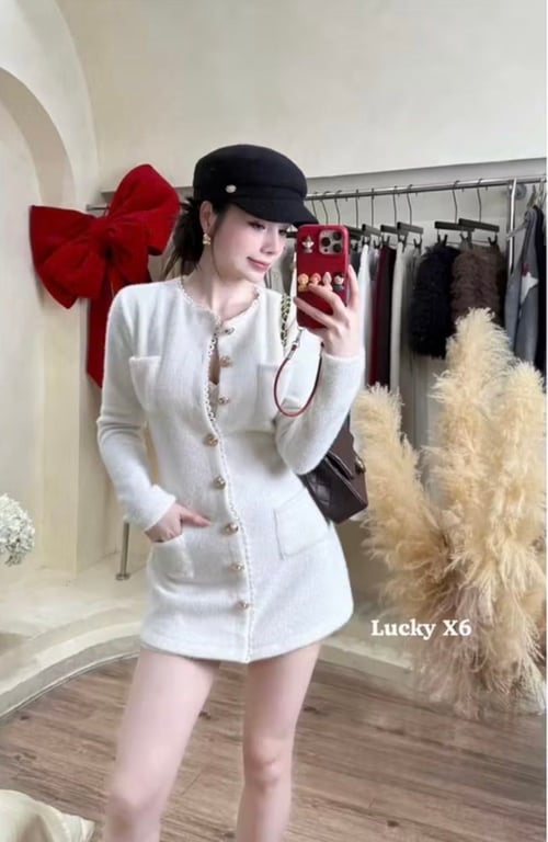 body dạ trắng