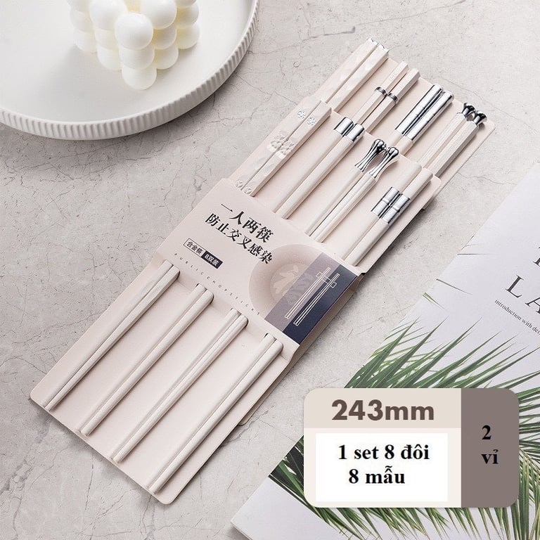 Set 8 đôi đũa sợi thuỷ tinh