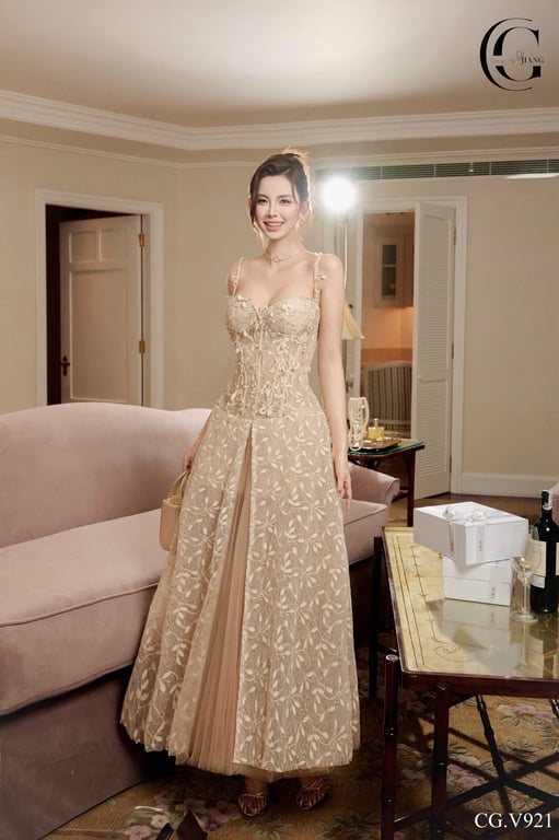 Váy 2s Trân Ali ren tỉa