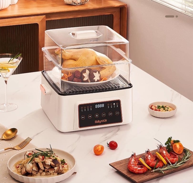 nồi hấp 3 tầng BABYSTAR