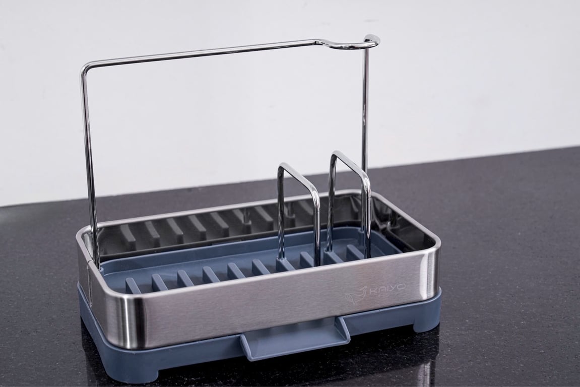 Giá để đồ rửa chén tích hợp thanh treo khăn tiện lợi Kaiyo