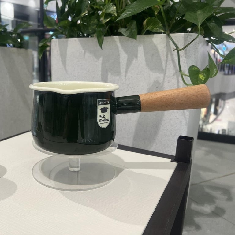 NỒI SUIT MELLOW LOCKNLOCK 12 CM Màu xanh đen 🌻🌻🌻  Và 14cm màu khói xám cực nét nhà Lock&Lock