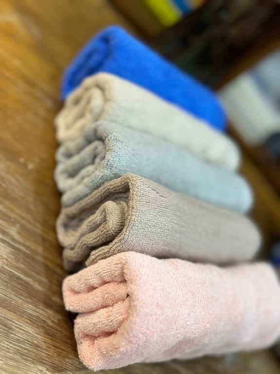 Combo set 5 khăn tắm gội xuất Hàn