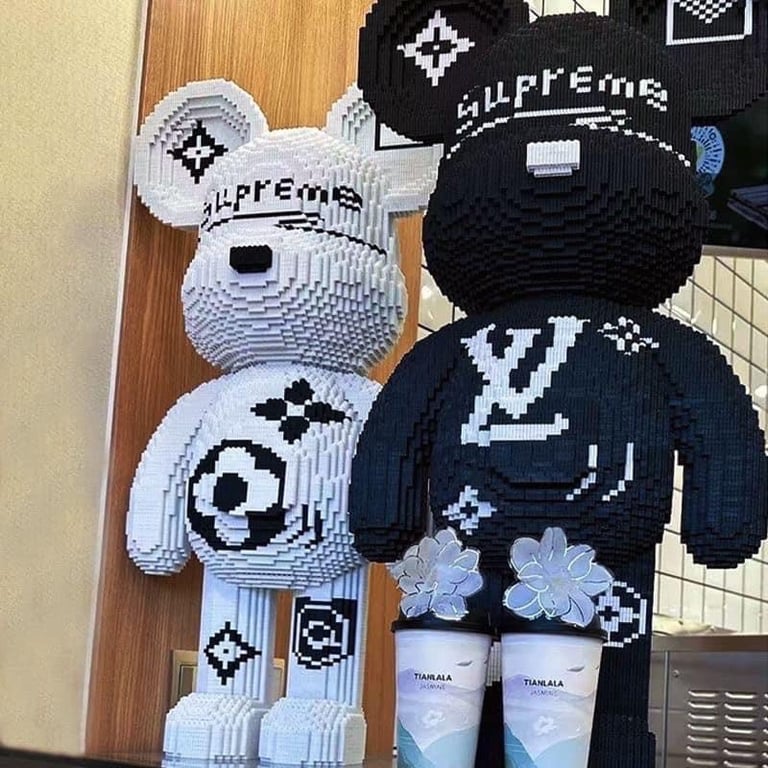 1 set 2️⃣chú LEGO BEARBRICK