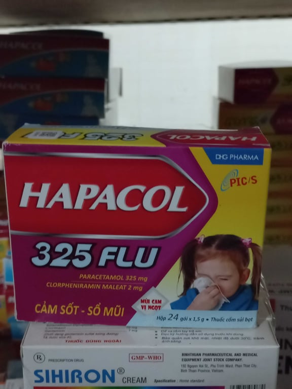 Hapacol 325 flu h/24gói