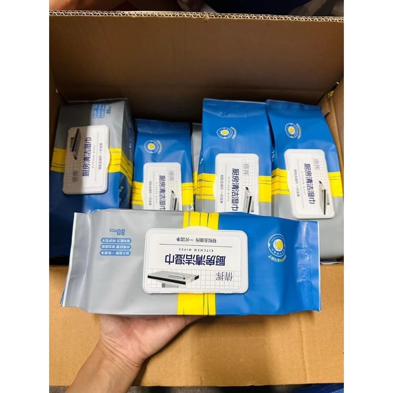 Khăn ướt lau bếp Kitchen Wipes