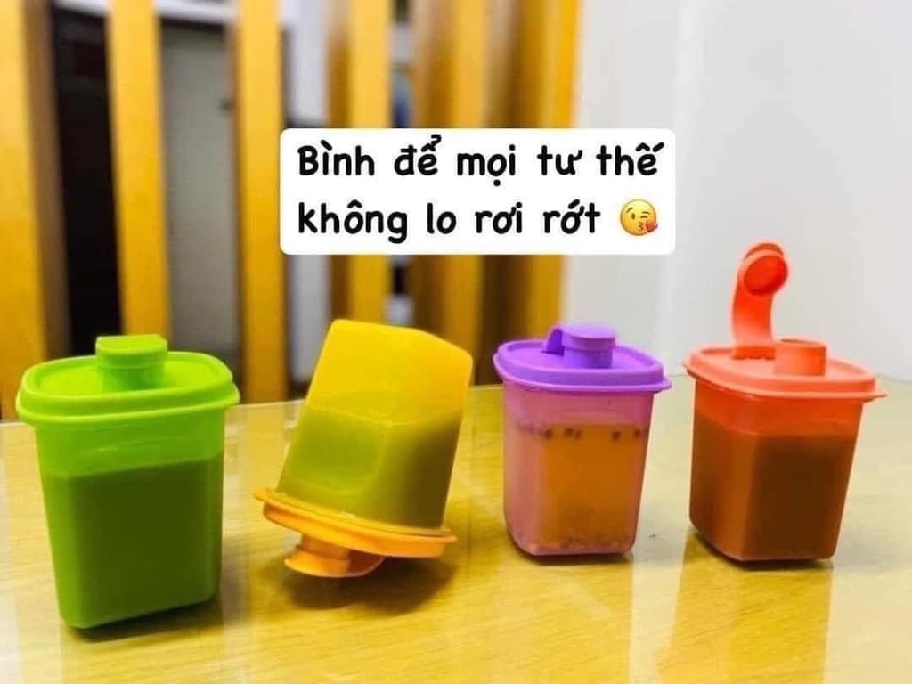 Bộ tứ slim 350ml tupper ware