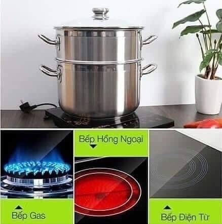 Bộ nồi kèm xửng hấp Fivestar size 30cm