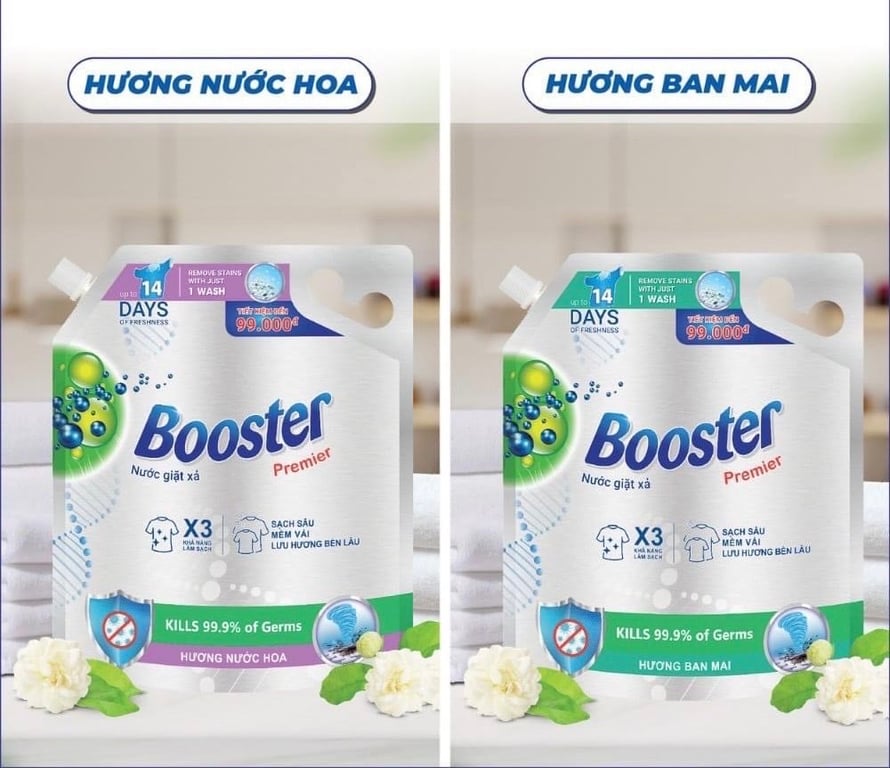 NƯỚC GIẶT XẢ BOOSTER PREMIER túi 4kg