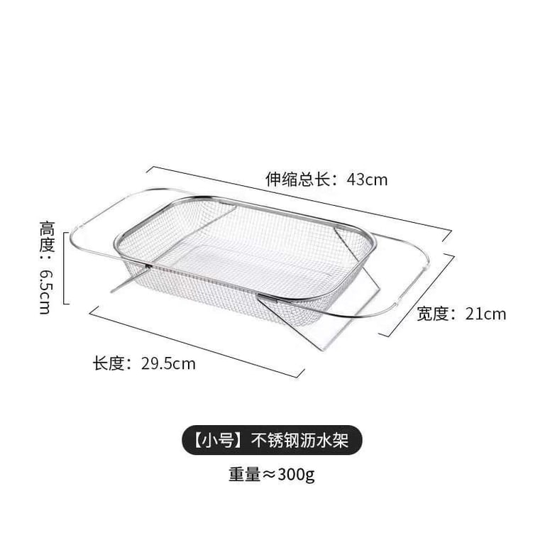 Giá inox đặt ngang bồn rửa